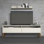 Hanah Home Mueble de TV Moderno Crema